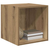 Vidaxl wandkast 2 st artisan eiken 37 x 37 x 37 cm bewerkt hout