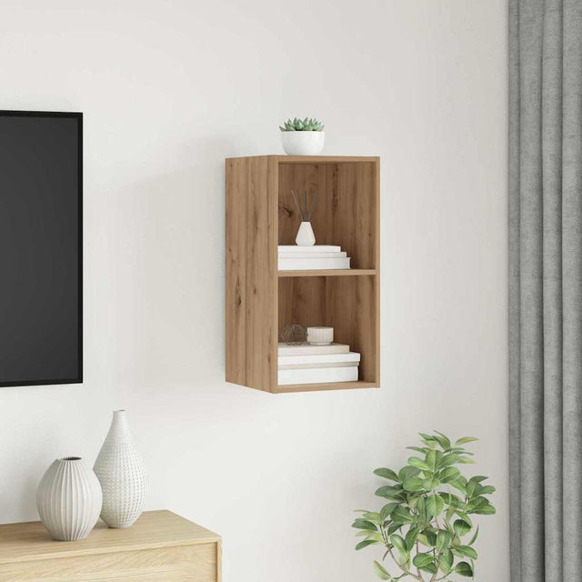 Vidaxl tv-meubelset 37 x 37 x 72 cm artisan eiken bewerkt hout