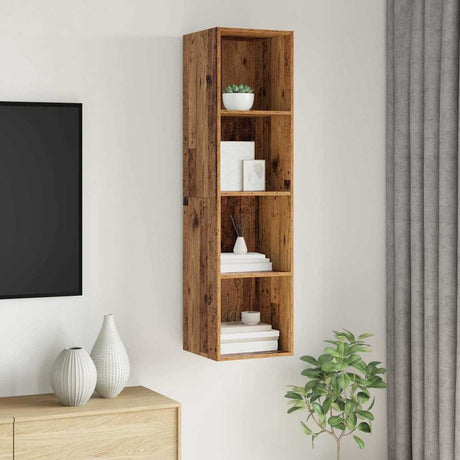 Vidaxl tv-meubelset 37 x 37 x 142,5 cm oud hout bewerkt hout