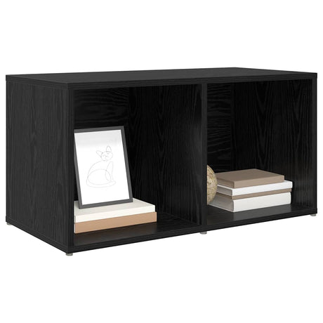 Vidaxl tv-meubelset 72 x 35 x 37 cm zwart bewerkt hout