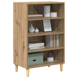 Vidaxl dressoir artisan eiken 57 x 35 x 89.5 cm bewerkt hout