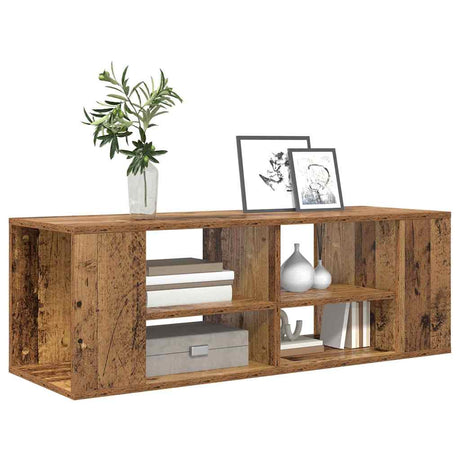 Vidaxl tv-meubelset 102 x 35 x 35 cm oud hout bewerkt hout
