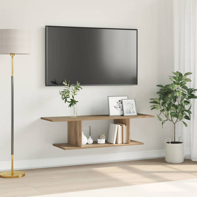 Vidaxl tv-meubelset 102 x 35 x 35 cm artisan eiken bewerkt hout