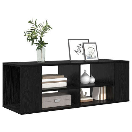 Vidaxl tv-meubelset 102 x 35 x 35 cm zwart eiken bewerkt hout
