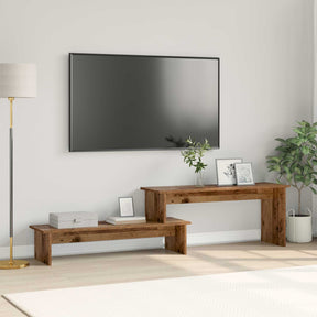 Vidaxl tv-meubelset 180,5 x 30 x 43 cm oud hout bewerkt hout