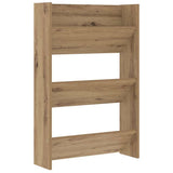 Vidaxl schoenenkast 60 x 18 x 90 cm bewerkt hout artisanaal eiken
