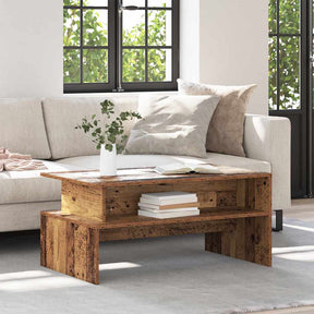Vidaxl salontafel oudhout 90 x 55 x 42,5 cm bewerkt hout