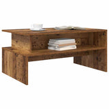 Vidaxl salontafel oudhout 90 x 55 x 42,5 cm bewerkt hout