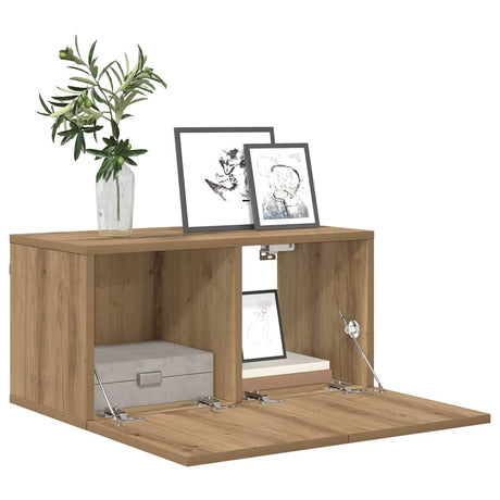 Vidaxl tv-meubelset 60 x 30 x 30 cm bruin bewerkt hout