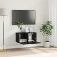 Vidaxl tv-meubelset 60 x 30 x 30 cm zwart bewerkt hout
