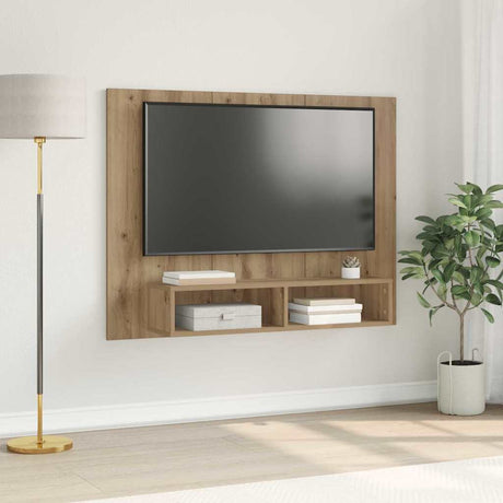 Vidaxl tv-meubelset 120 x 23,5 x 90 cm artisan eiken bewerkt hout