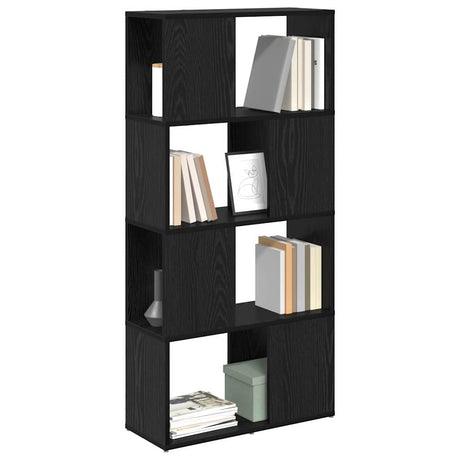 Vidaxl tv-meubelset 60 x 24 x 125,5 cm zwart bewerkt hout
