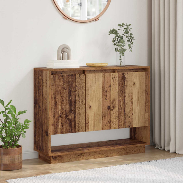 Vidaxl dressoir oudhout 97 x 29 x 75 cm bewerkt hout