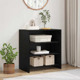 Vidaxl dressoir zwart 70 x 41 x 75 cm bewerkt hout