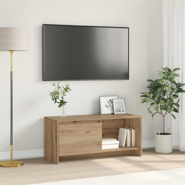 Vidaxl tv-meubelset 90 x 35 x 40 cm artisan eiken bewerkt hout