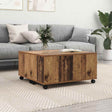 Vidaxl salontafel oudhout 75 x 75 x 38 cm bewerkt hout