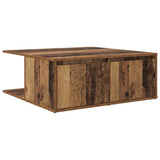 Vidaxl salontafel oud hout 80 x 80 x 31,5 cm bewerkt hout