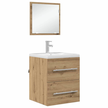 Vidaxl badkamermeubelset bruin 41 x 38,5 x 48 cm