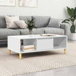Vidaxl salontafel wit 102 x 55 x 35 cm bewerkt hout
