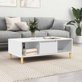 Vidaxl salontafel wit 102 x 55 x 35 cm bewerkt hout