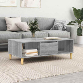 Vidaxl salontafel grijs sonoma 102 x 55 x 35 cm bewerkt hout