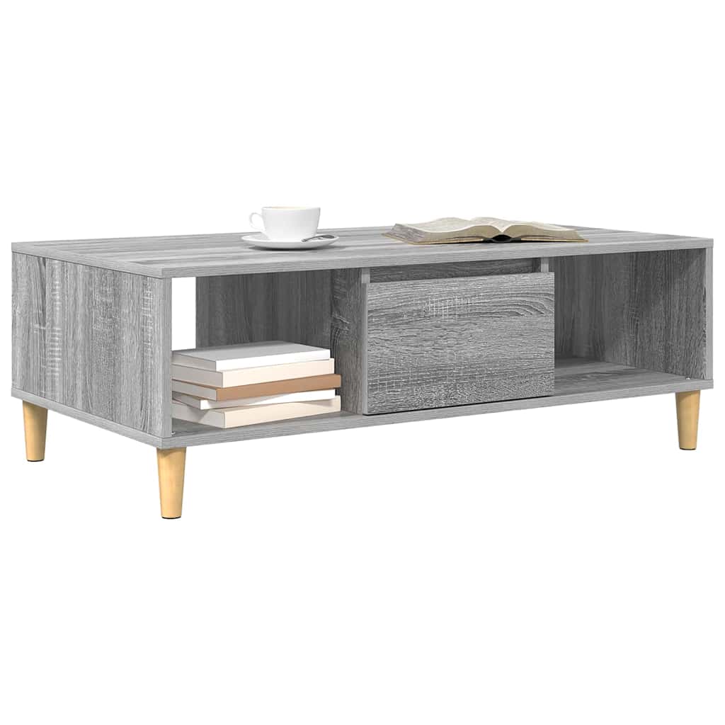 Vidaxl salontafel grijs sonoma 102 x 55 x 35 cm bewerkt hout
