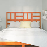 Vidaxl bed hoofdbord wasbruin 145,5 x 4 x 104 cm massief grenenhout
