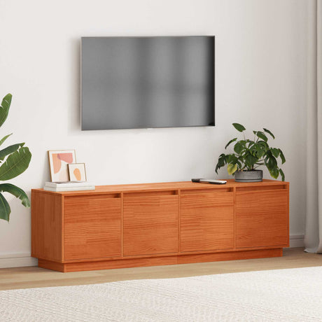 Vidaxl tv-kast 156 x 37 x 45 cm bruin bewerkt hout