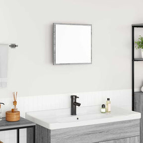 Vidaxl led badkamer spiegel grijs sonoma 40 x 37 x 8.5 cm bewerkt hout
