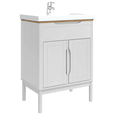 Vidaxl badkamer wastafelkast floro wit 60 x 40 x 80 cm