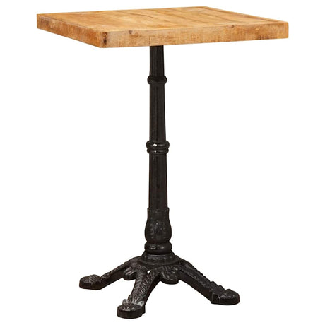 Vidaxl bistrotafel 50 x 50 x 76 cm massief mango hout bruin vierkant