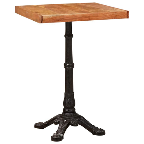 Vidaxl bistrotafel 50 x 50 x 76 cm massief acaciahout bruin vierkant