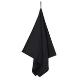 Vidaxl sporthanddoeken 2 pcs zwart 140 x 70 cm polyester en polyamide