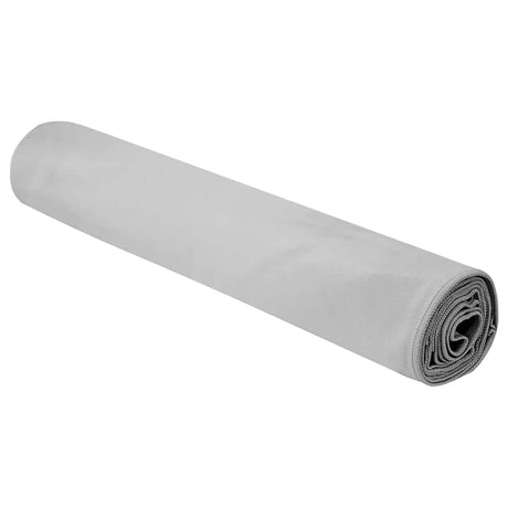 Vidaxl sporthanddoeken 2 st grijs 180 x 90 cm polyester en polyamide