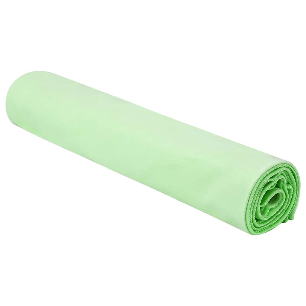 Vidaxl sporthanddoeken 2 st groen 140 x 70 cm polyester en polyamide