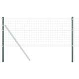 Vidaxl afrasteringspaal 2 pcs groen 80 cm poedergecoat staal