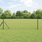Vidaxl afrasteringspaal 2 pcs grijs 120 cm poedergecoat staal