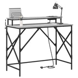 Vidaxl bureau grijs sonoma 100 x 50 x 86,5 cm bewerkt hout