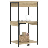Vidaxl nachtkastje sonoma eiken 41 x 31 x 76 cm bewerkt hout