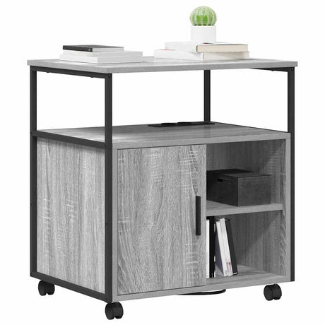 Vidaxl kast met oplaadstation 61 x 46 x 67 cm bewerkt hout