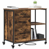 Vidaxl kast met oplaadstation 76 x 41 x 72 cm bewerkt hout