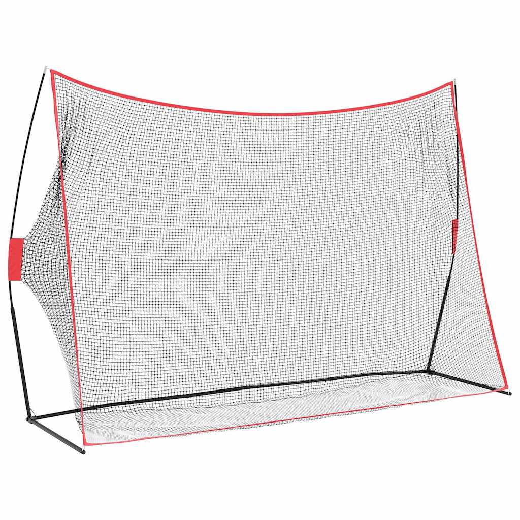 Vidaxl golf trainingshulpmiddel zwart 314 x 92 x 214 cm polyester