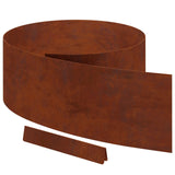 Vidaxl tuinrand roestig 450 x 0.05 x 15 cm cortenstaal