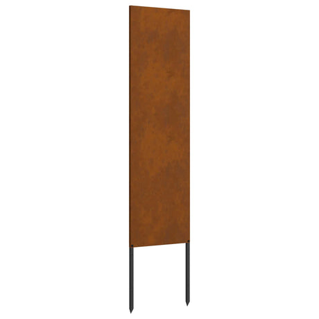 Vidaxl tuin privacy screen fretwerk roestig 32 x 140 cm cortenstaal