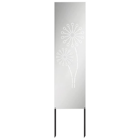 Vidaxl tuin privacy screen zilver 32 x 140 cm gegalvaniseerd staal