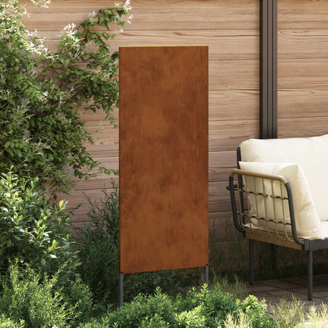Vidaxl tuin privacy screen fretwerk roestig 50 x 140 cm weervast staal