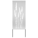 Vidaxl tuin privacy screen zilver 50 x 140 cm gegalvaniseerd staal