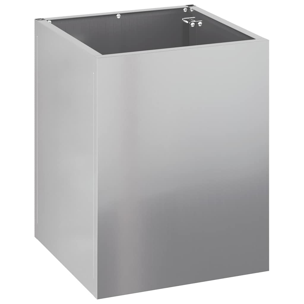 Vidaxl plantenbak gegalvaniseerd staal 32 x 32 x 40 cm