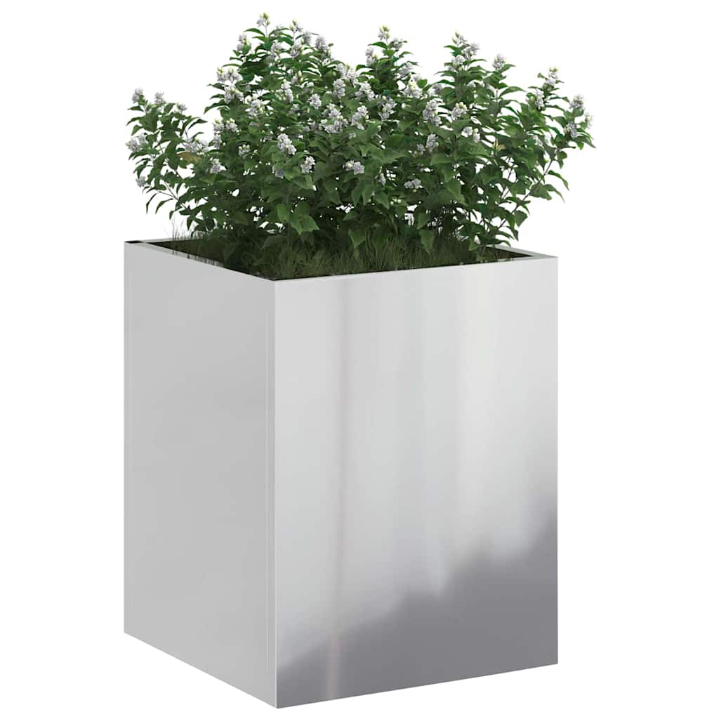 Vidaxl plantenbak gegalvaniseerd staal 32 x 32 x 40 cm