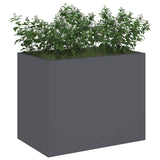 Vidaxl plantenbak antraciet 50 x 32 x 40 cm koudgewalst staal